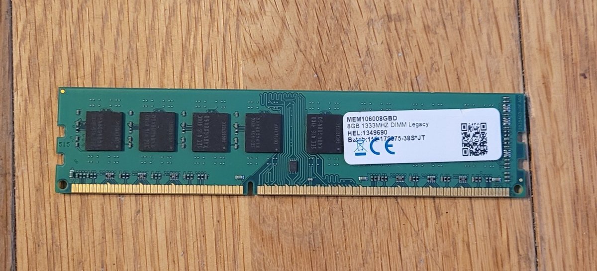 8gb DDR3 MEM106008GBD 1333MHz