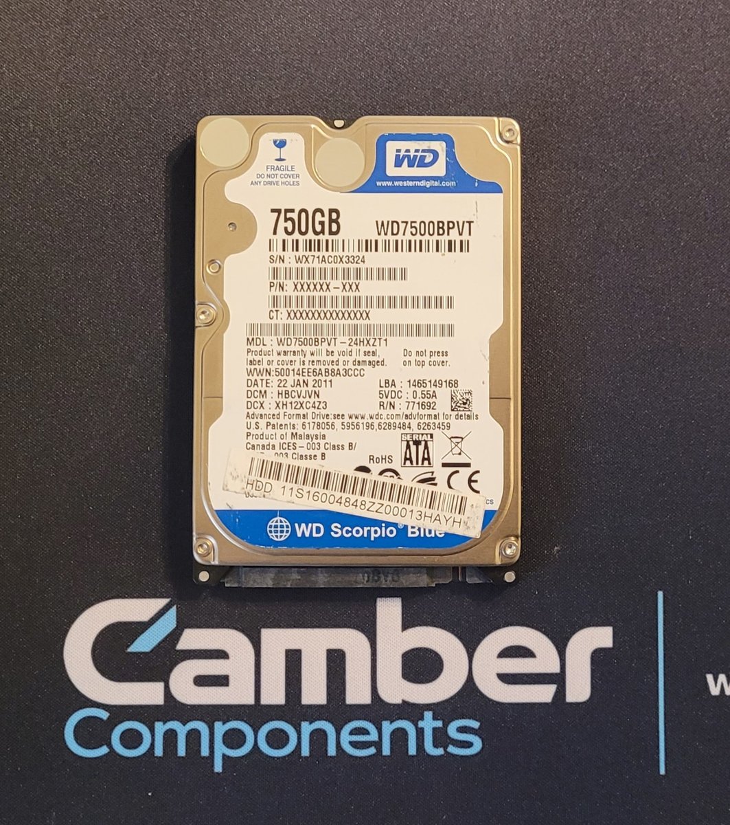 WD Blue 750gb 2.5 Hard Drive