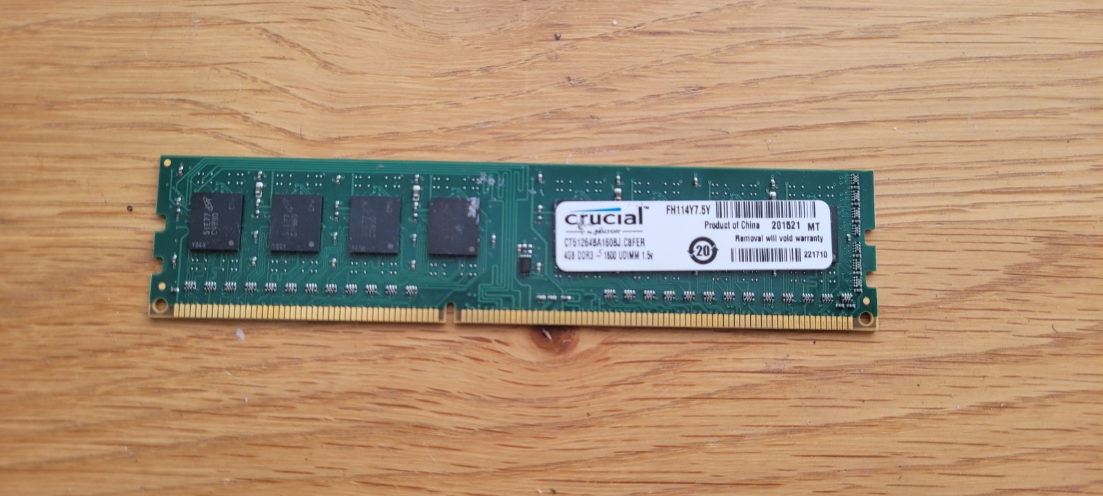 Crucial 4gb DDR3